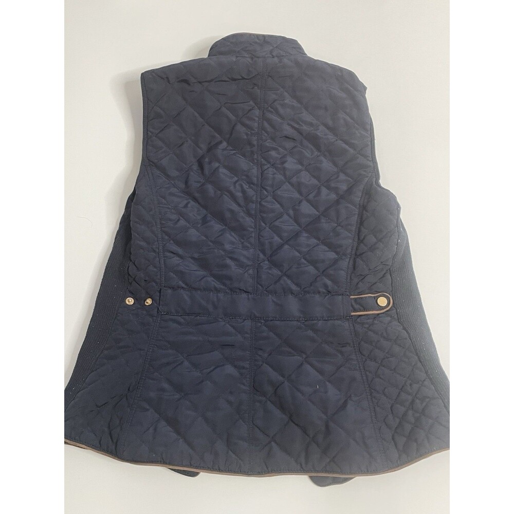 Zara Women Medium Blue Zipup Vest Jacket   ( S ) - Picture 10 of 16